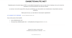 Desktop Screenshot of diabetenaute.net